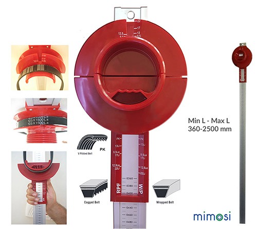 v belt measure gauge mimosi 2